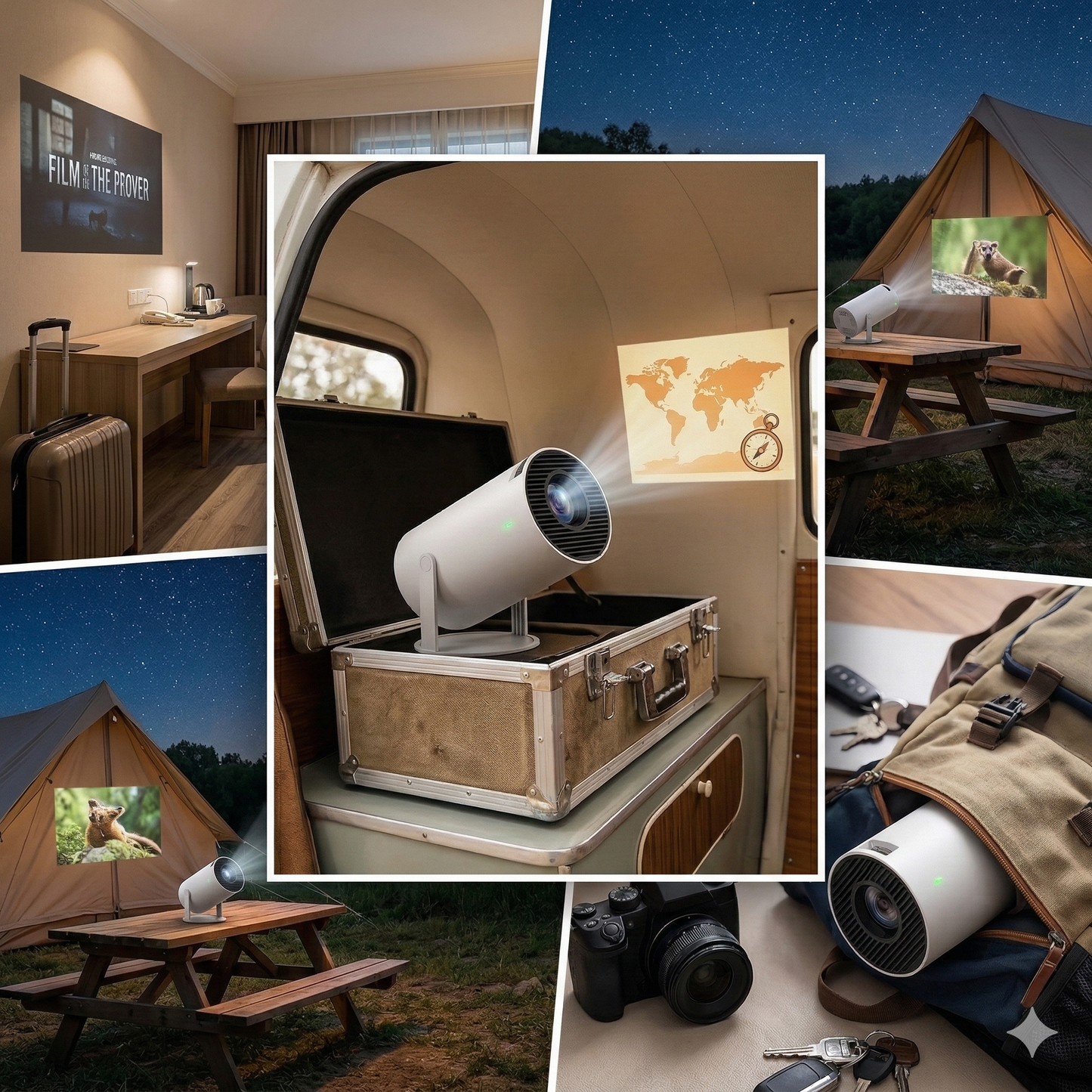 Mini Proyector portátil Android FullHD